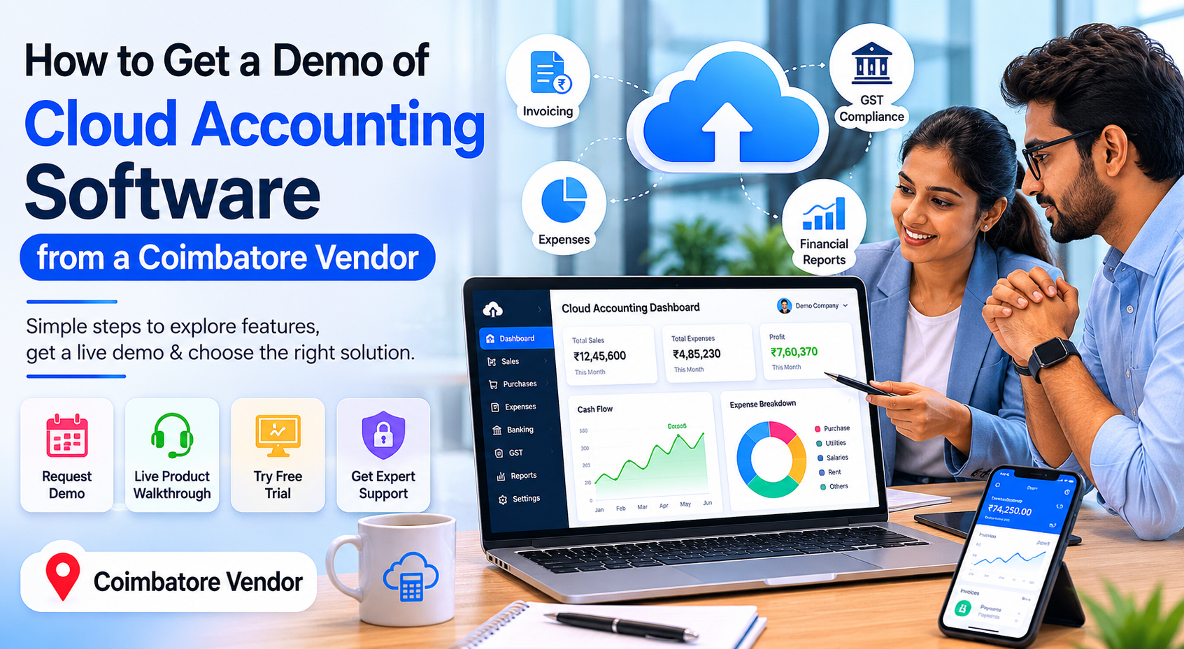 How to Get a Demo of Cloud Accounting Software from a Coimbatore Vendor